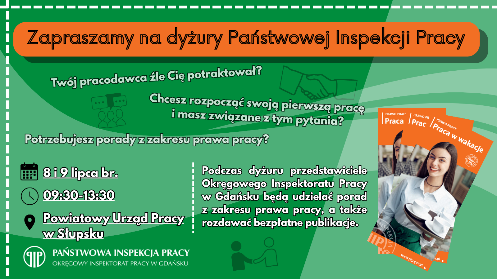 Zdjęcie artykułu Stoisko poradniczo - informacyjne PIP
